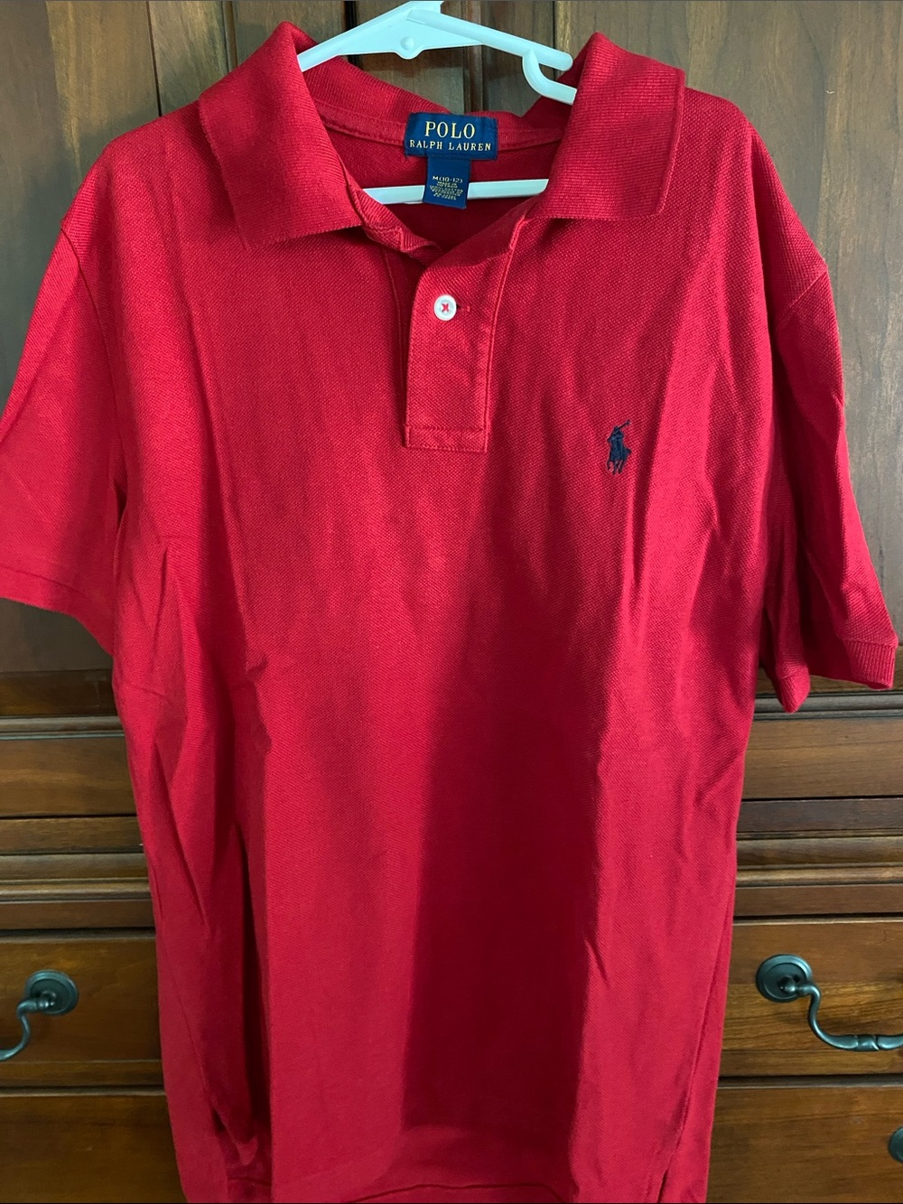 Polo by Ralph Lauren Boy’s Red Polo with Navy Pony
